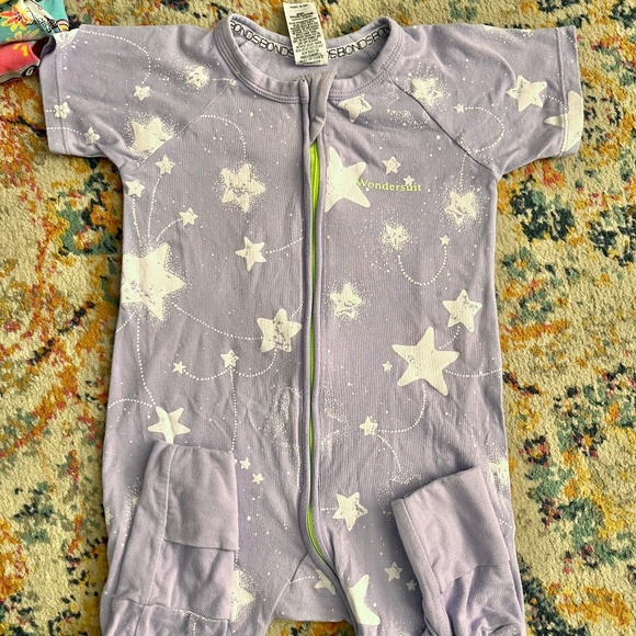 Purple with stars Bonds Wondersuit PLAY - Picture 1 of 3